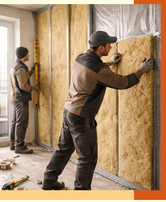 Утепление квартиры изнутри в Светлограде от 4419 руб. за м2 | Проф. работы ТепломастерСвт